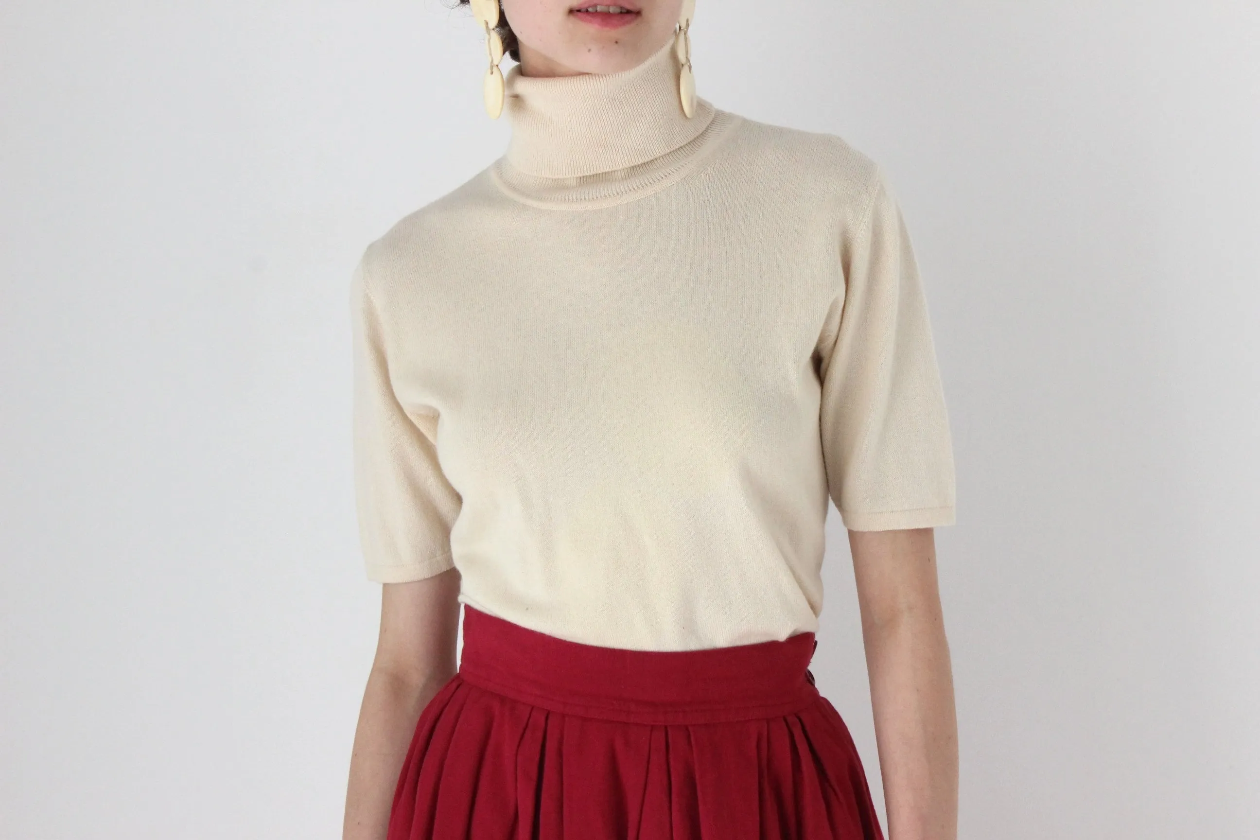 90s Louis Feraud Silk & Cashmere Luxury Knit Top