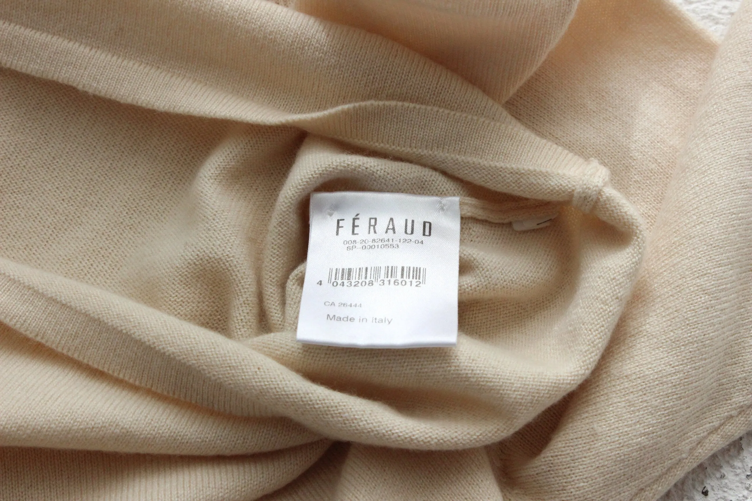 90s Louis Feraud Silk & Cashmere Luxury Knit Top