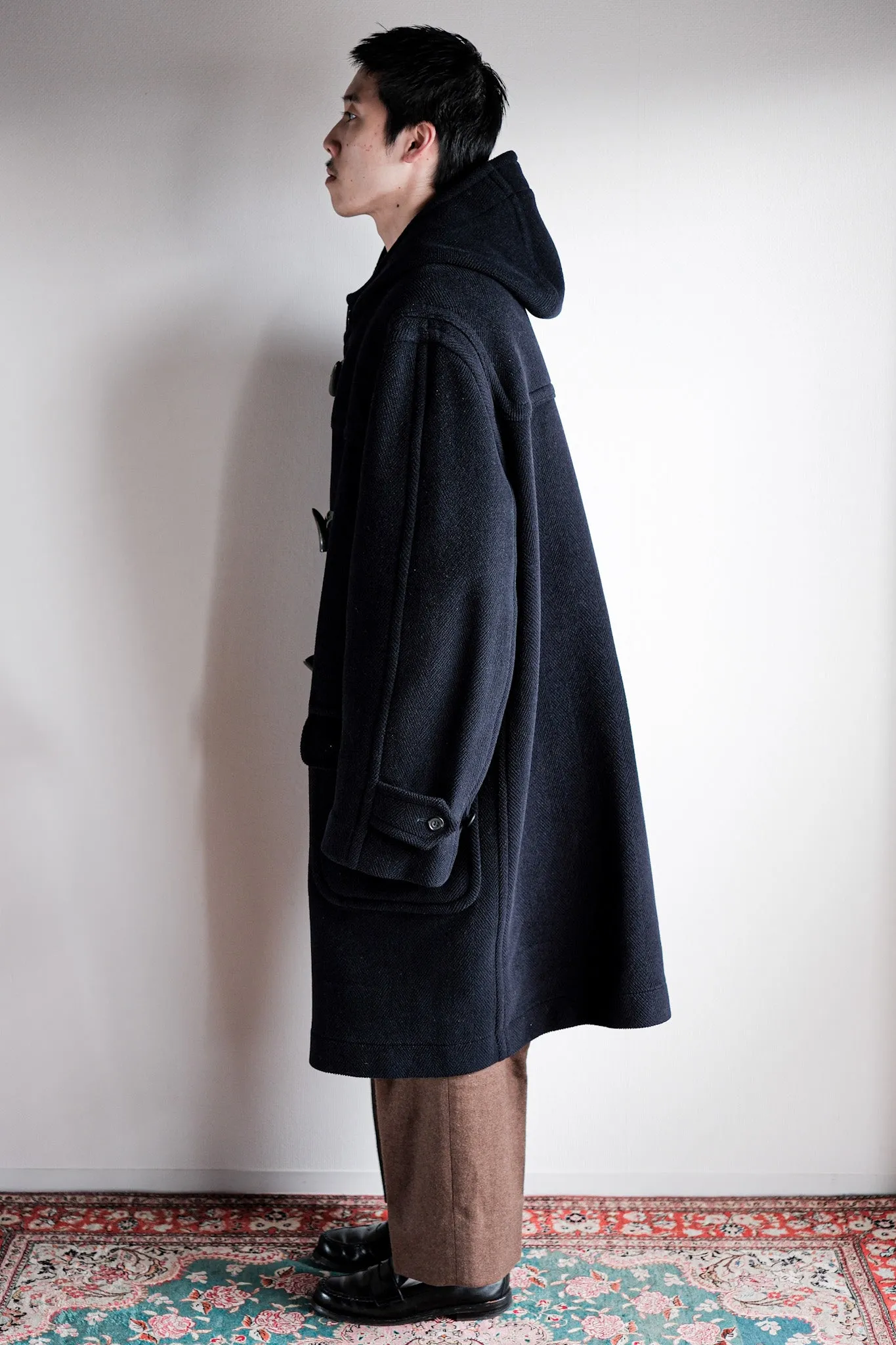 【~90's】OLD ENGLAND PARIS Wool Duffle Coat "Moorbrook"