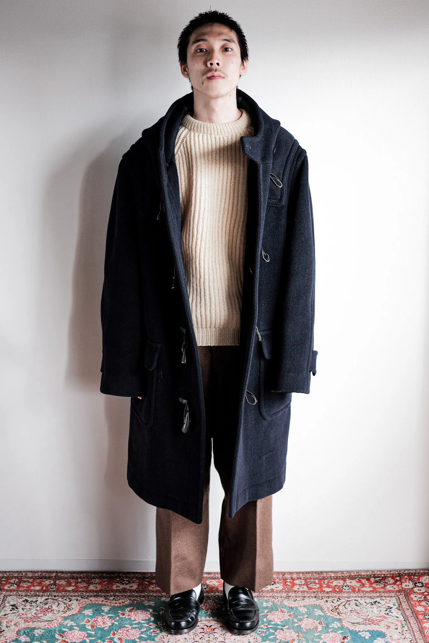 【~90's】OLD ENGLAND PARIS Wool Duffle Coat "Moorbrook"