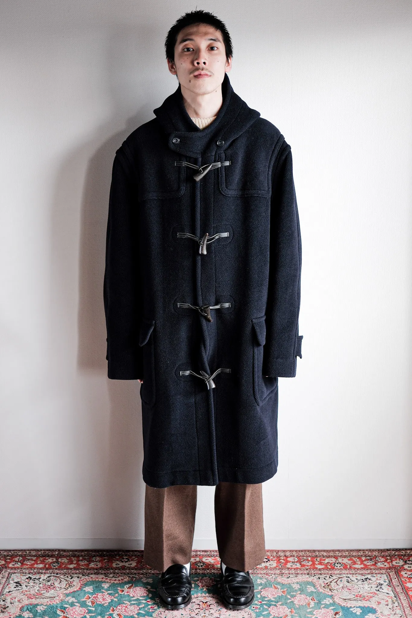 【~90's】OLD ENGLAND PARIS Wool Duffle Coat "Moorbrook"