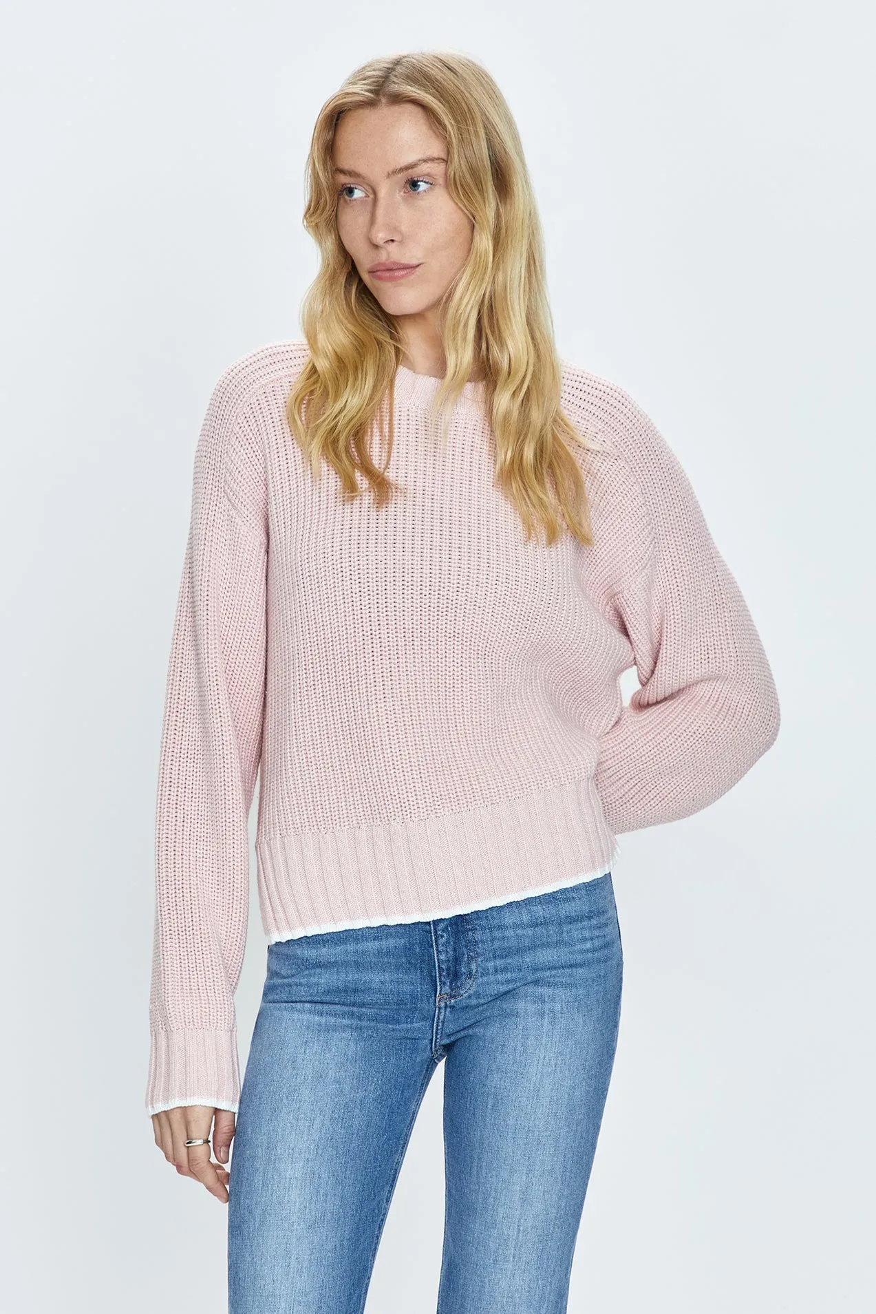 Adina Sweater - Icy Pink