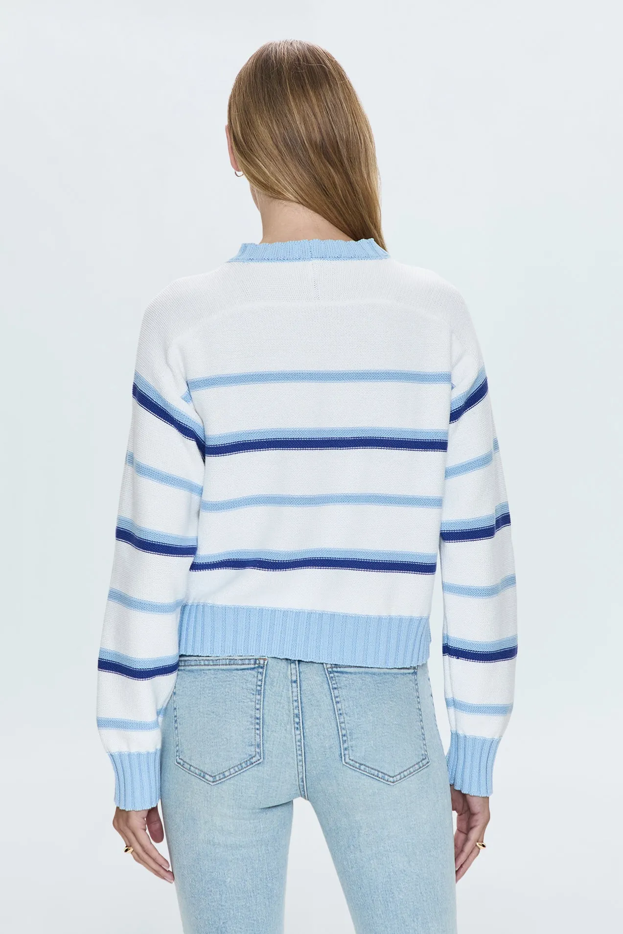 Adina Sweater - Pacific Stripe