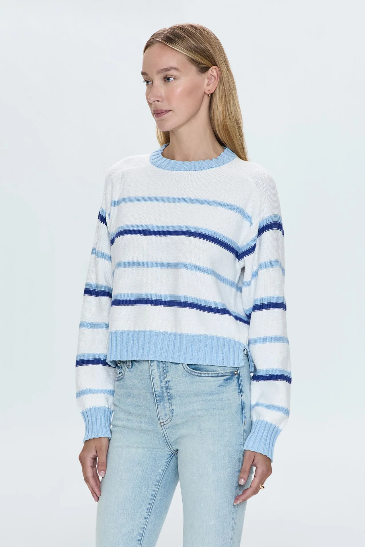 Adina Sweater - Pacific Stripe