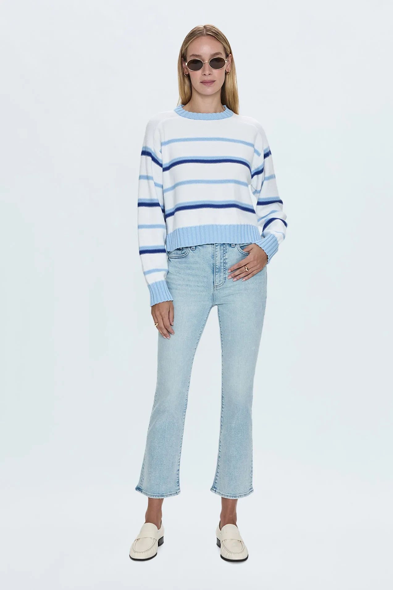 Adina Sweater - Pacific Stripe