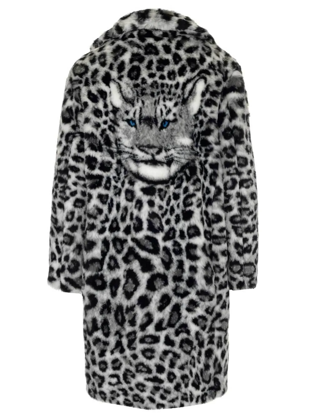 Alberta Ferretti Faux Fur Leopard Printed Coat