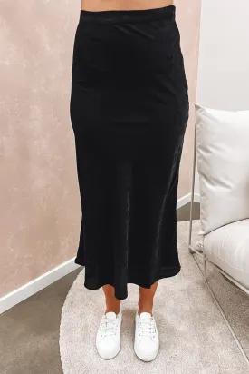 Anita Midi Skirt Black