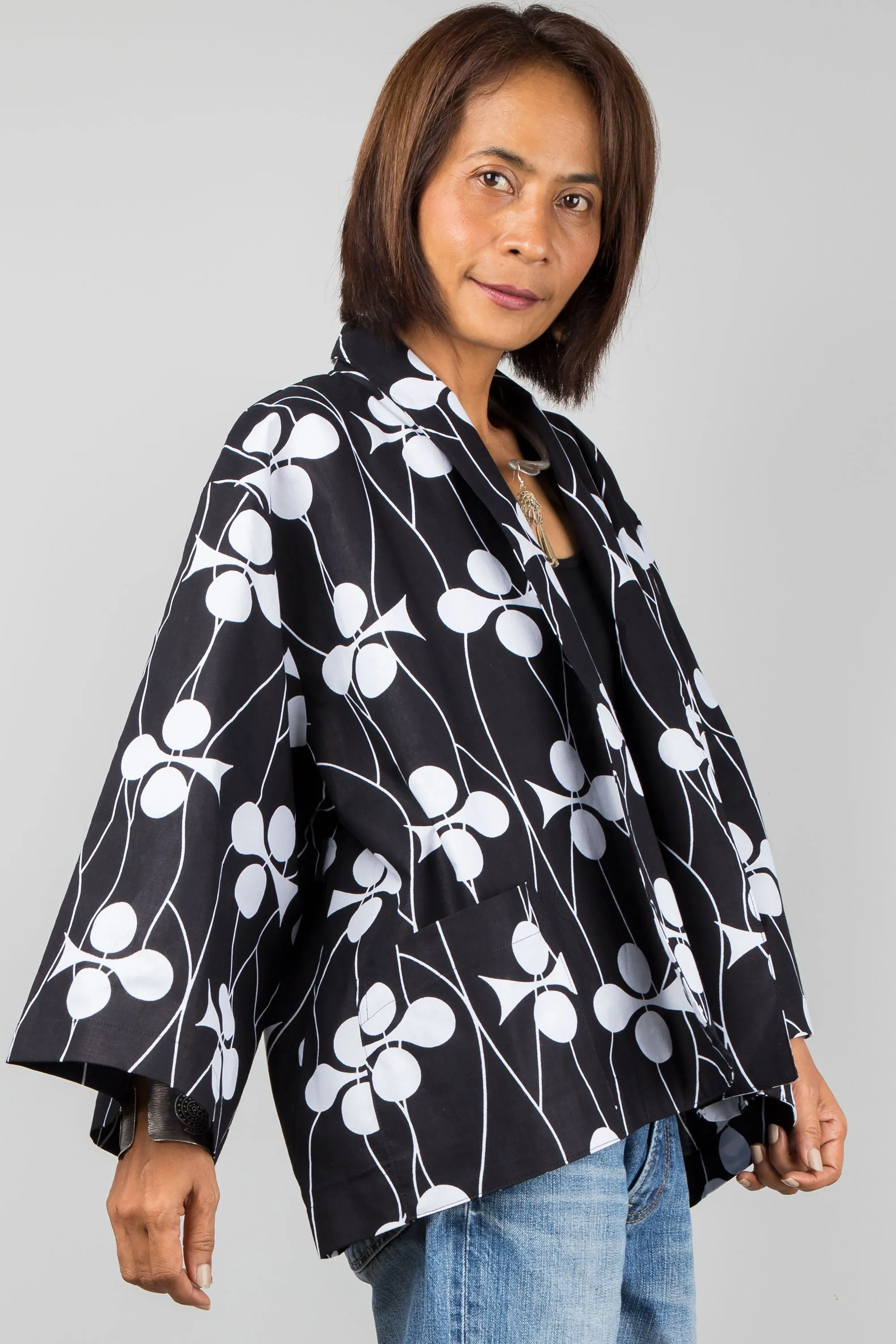 Ankara kimono top