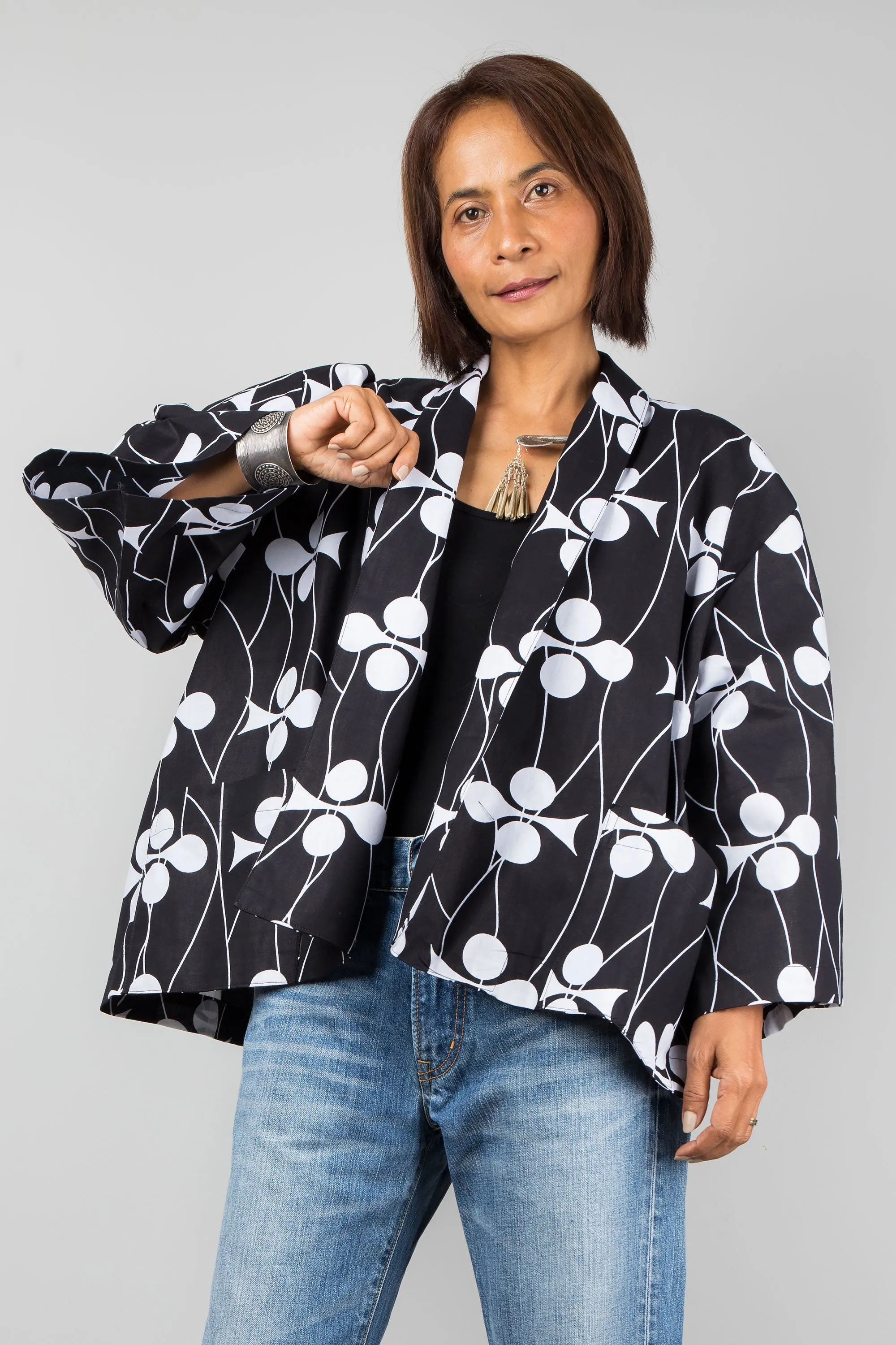 Ankara kimono top