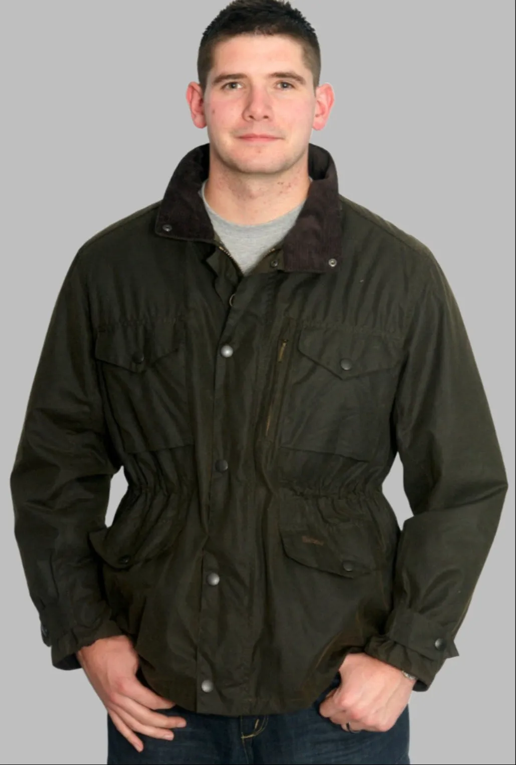 Barbour Sapper - Mens Wax Jacket - Olive Green - MWX0020OL71