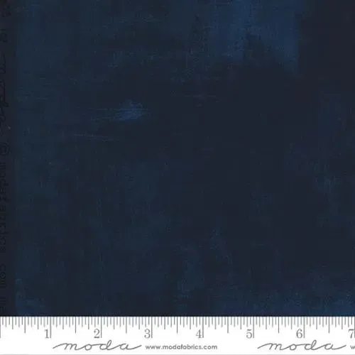 Blue Grunge Basics True Blue 44"/45" Fabric Per Yard