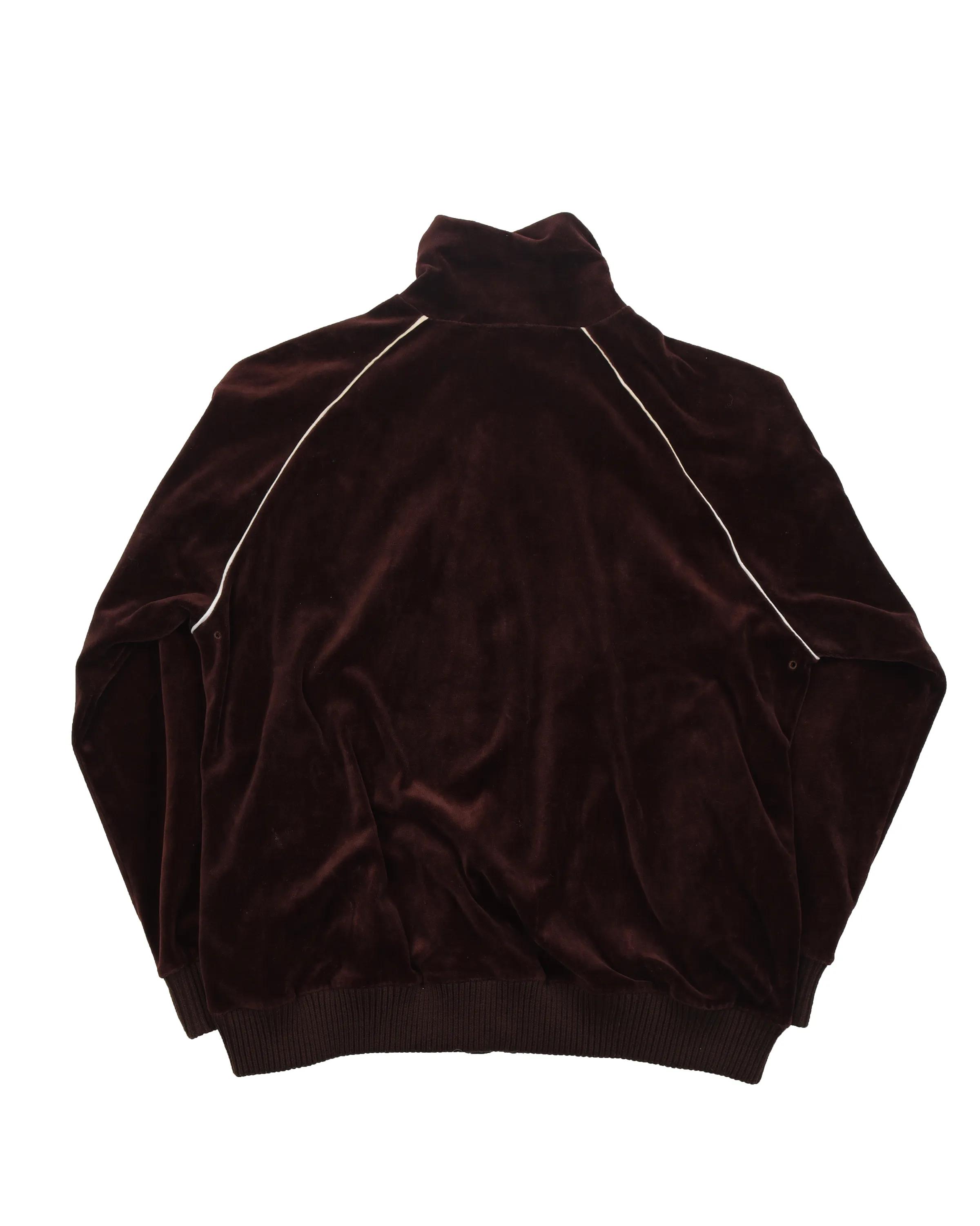 Brown Velour Track Jacket (2003) "Touch Me I'm Sick"