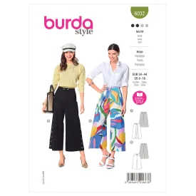 Burda Pattern 6032 Misses' Skirt/Pants