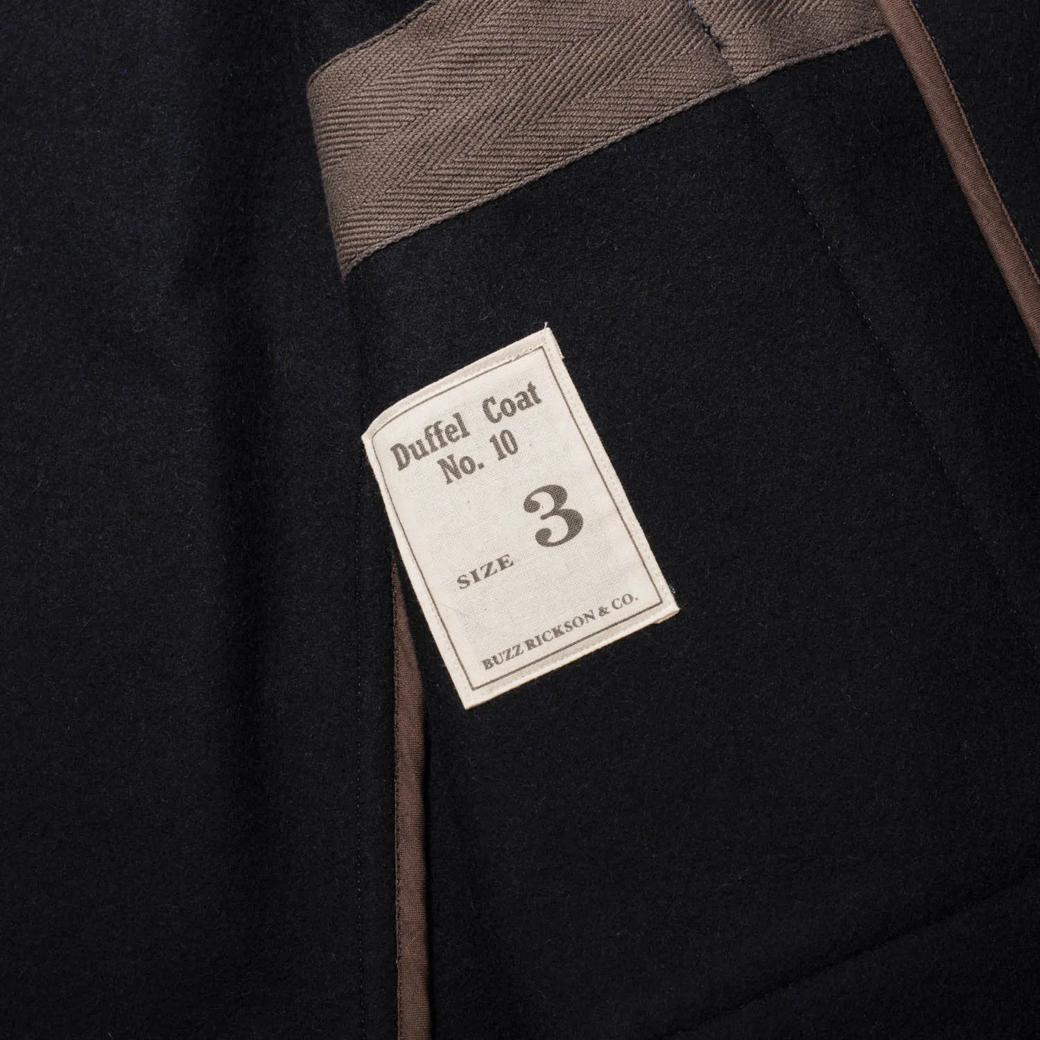 Buzz Rickson's Duffle Coat Navy