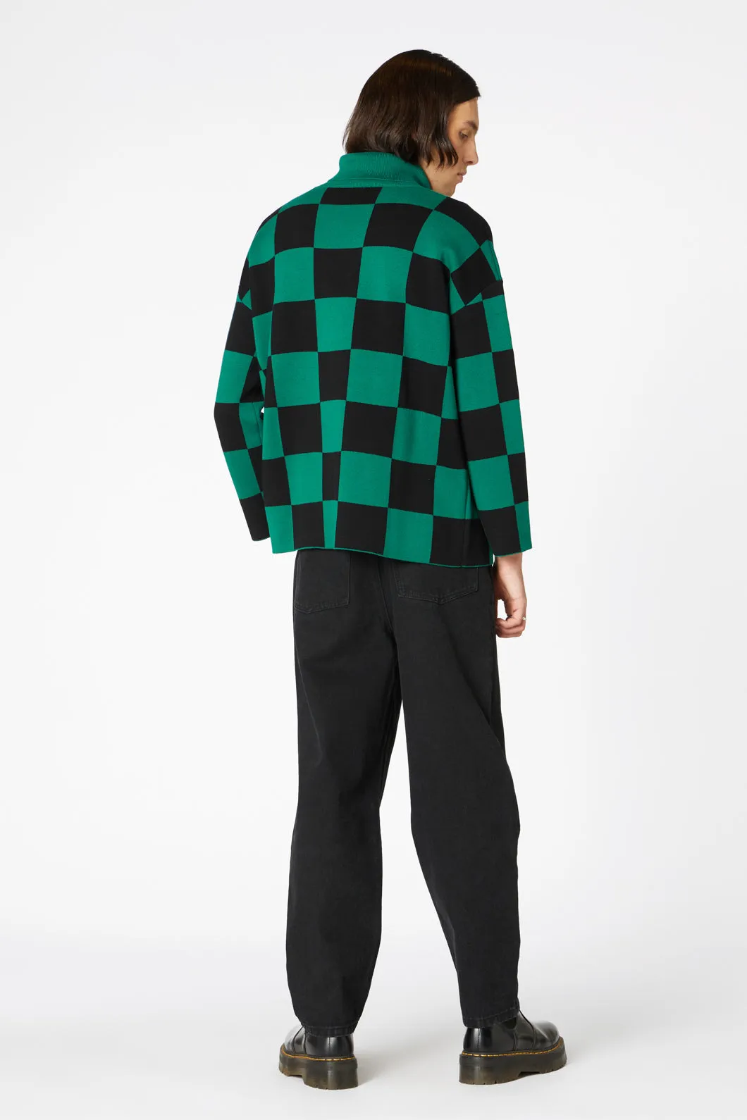 Checkerboard Oversize Knit