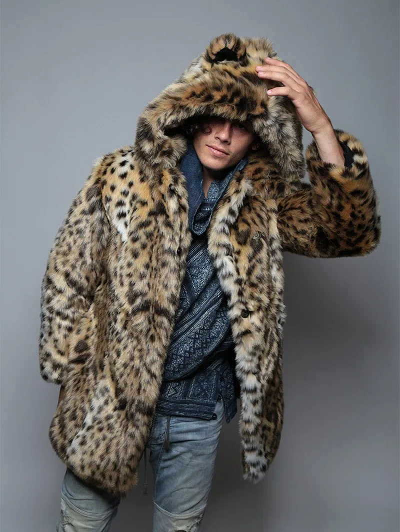 Cheetah Classic Faux Fur Coat | Men's