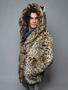 Cheetah Classic Faux Fur Coat | Men's