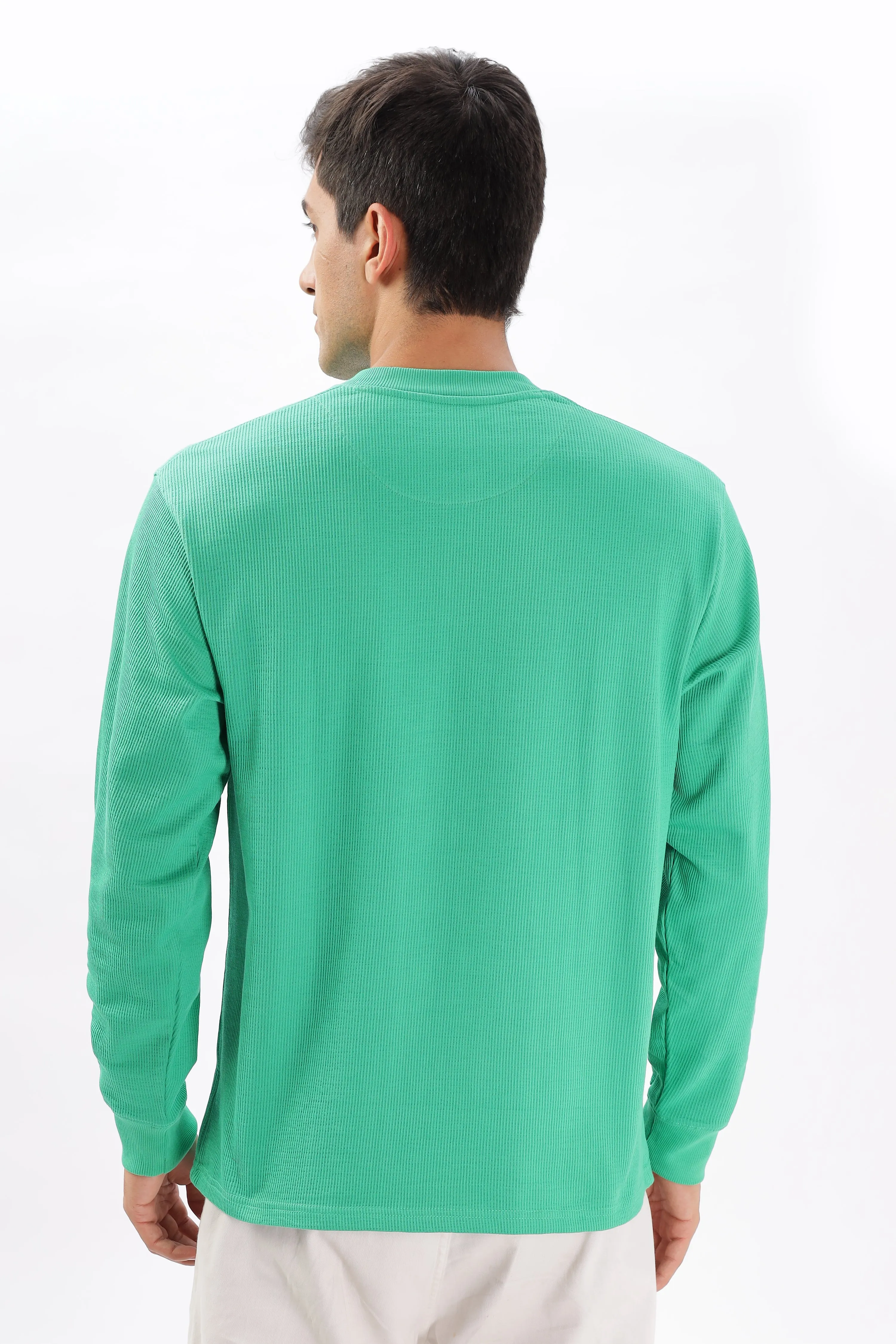 Classic Henley T-Shirt: Green