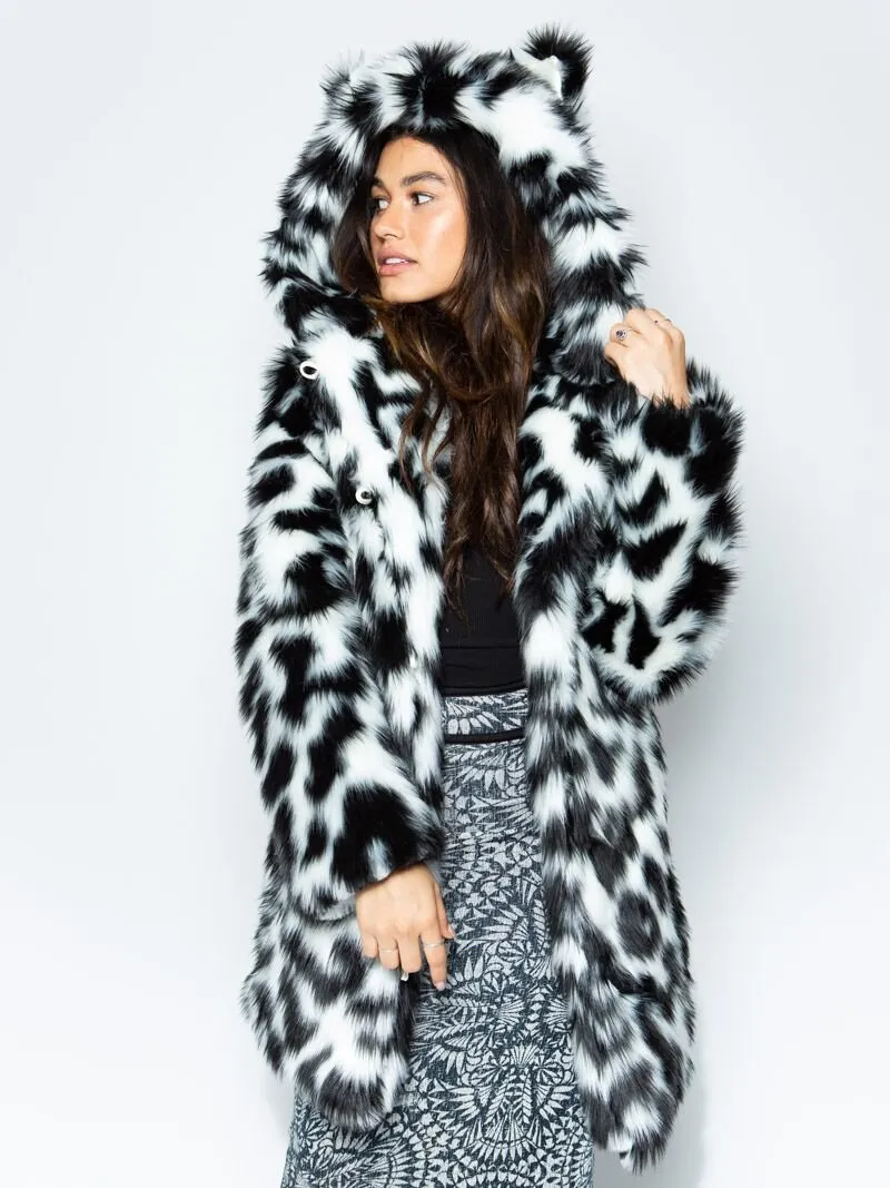 Classic Spotted Leopard Faux Fur Coat