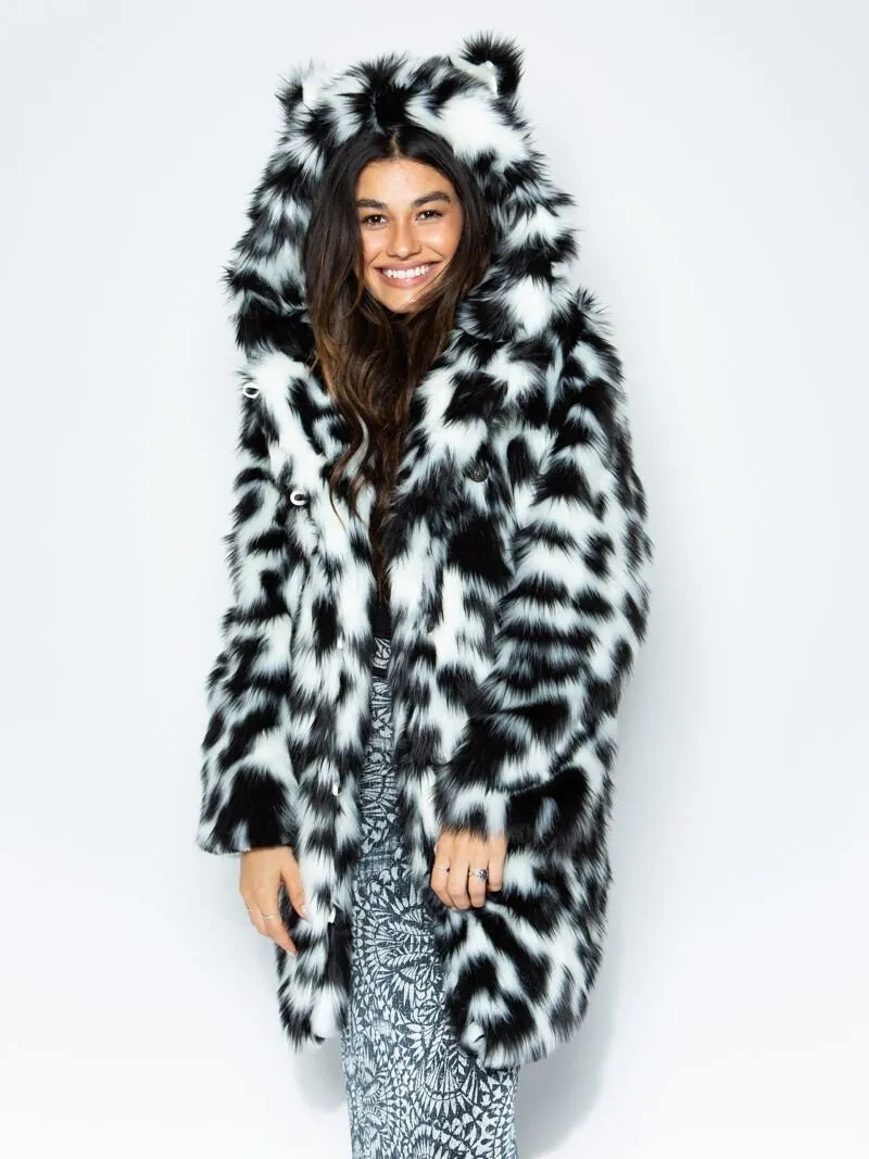 Classic Spotted Leopard Faux Fur Coat