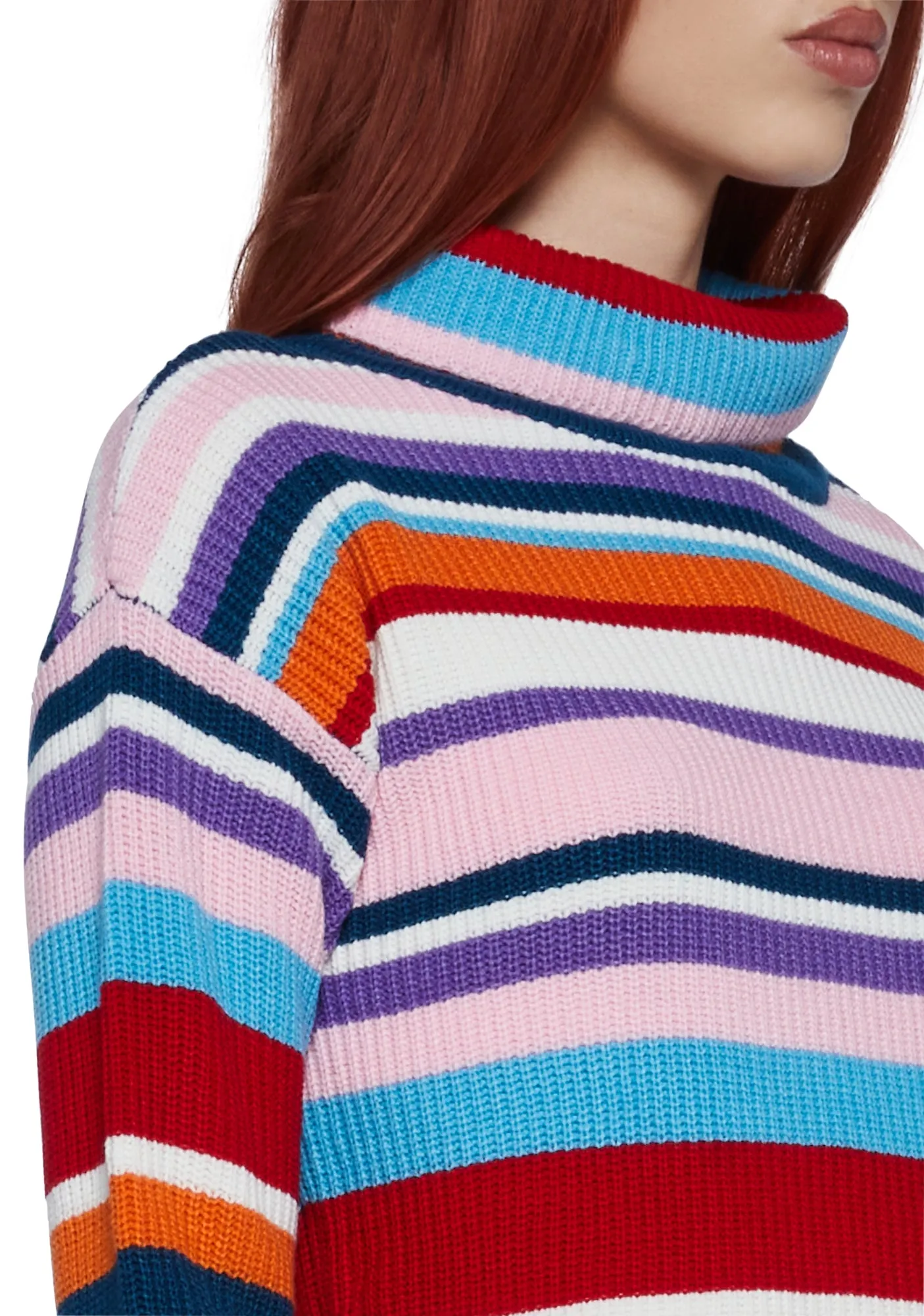 Cool Breeze Turtleneck Sweater - Multi