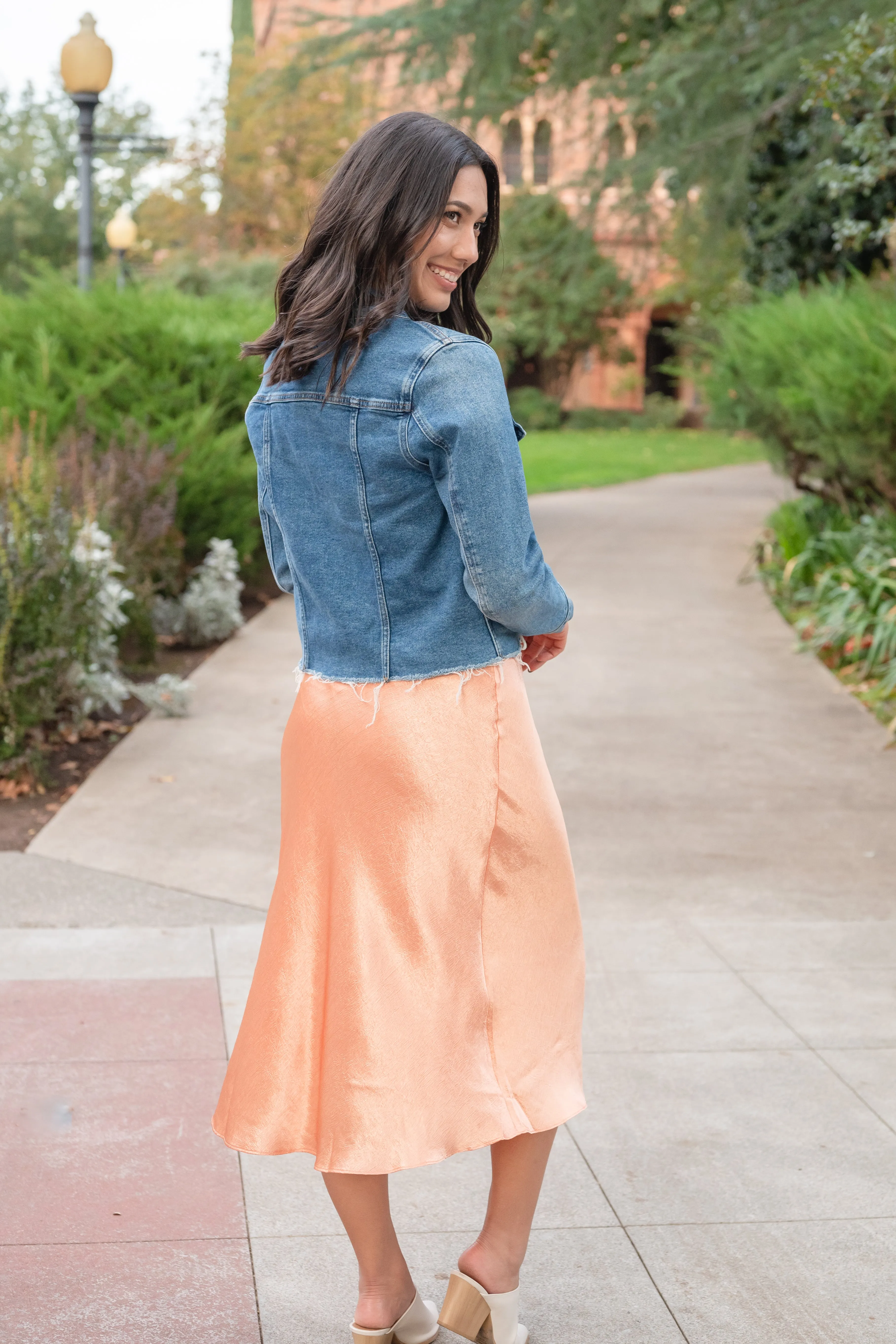 Dahlia Mermaid Midi Skirt