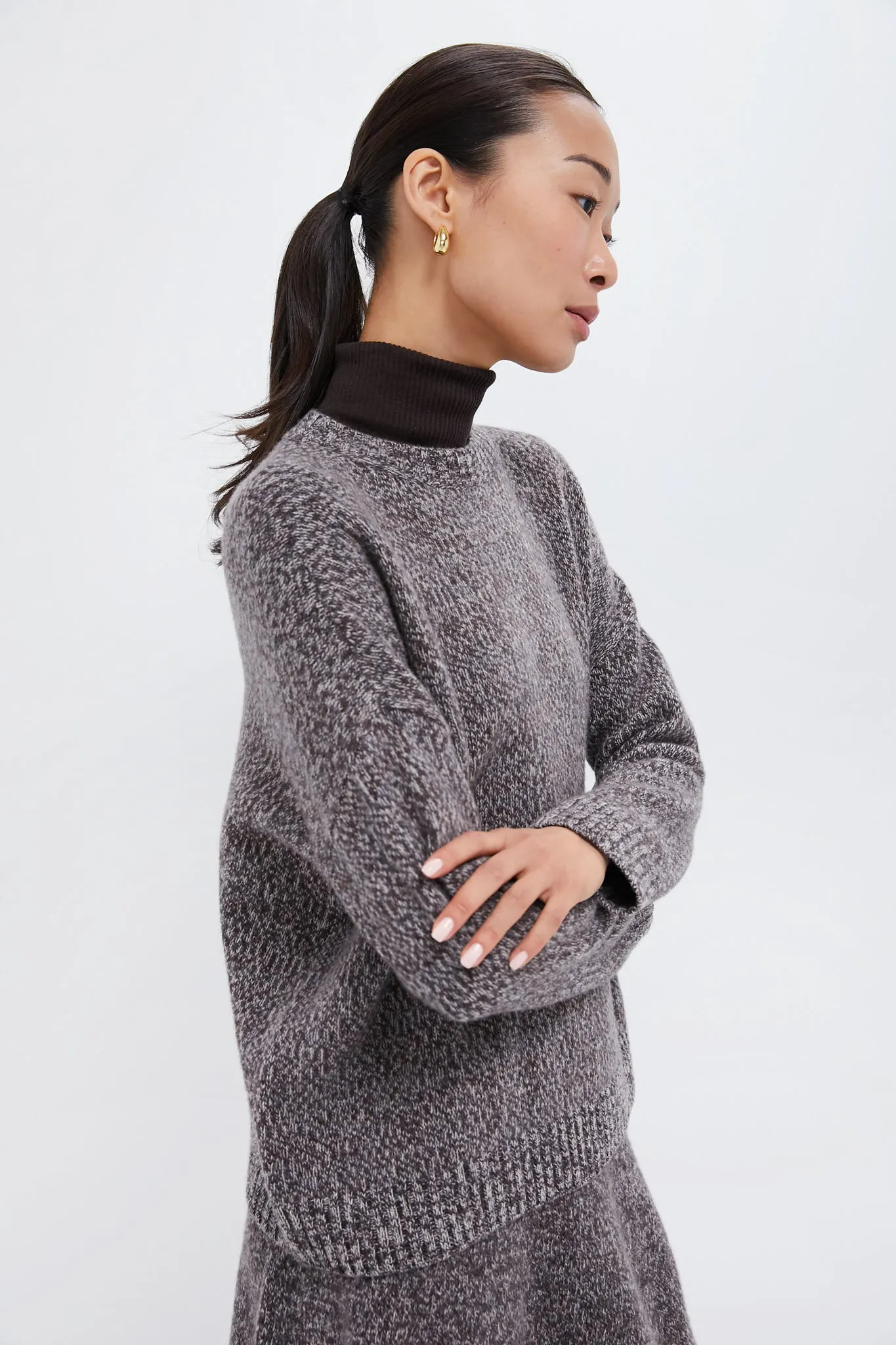 Dark Brown Moxa Sweater