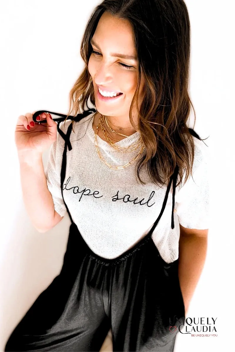 Dope Soul Knit Top