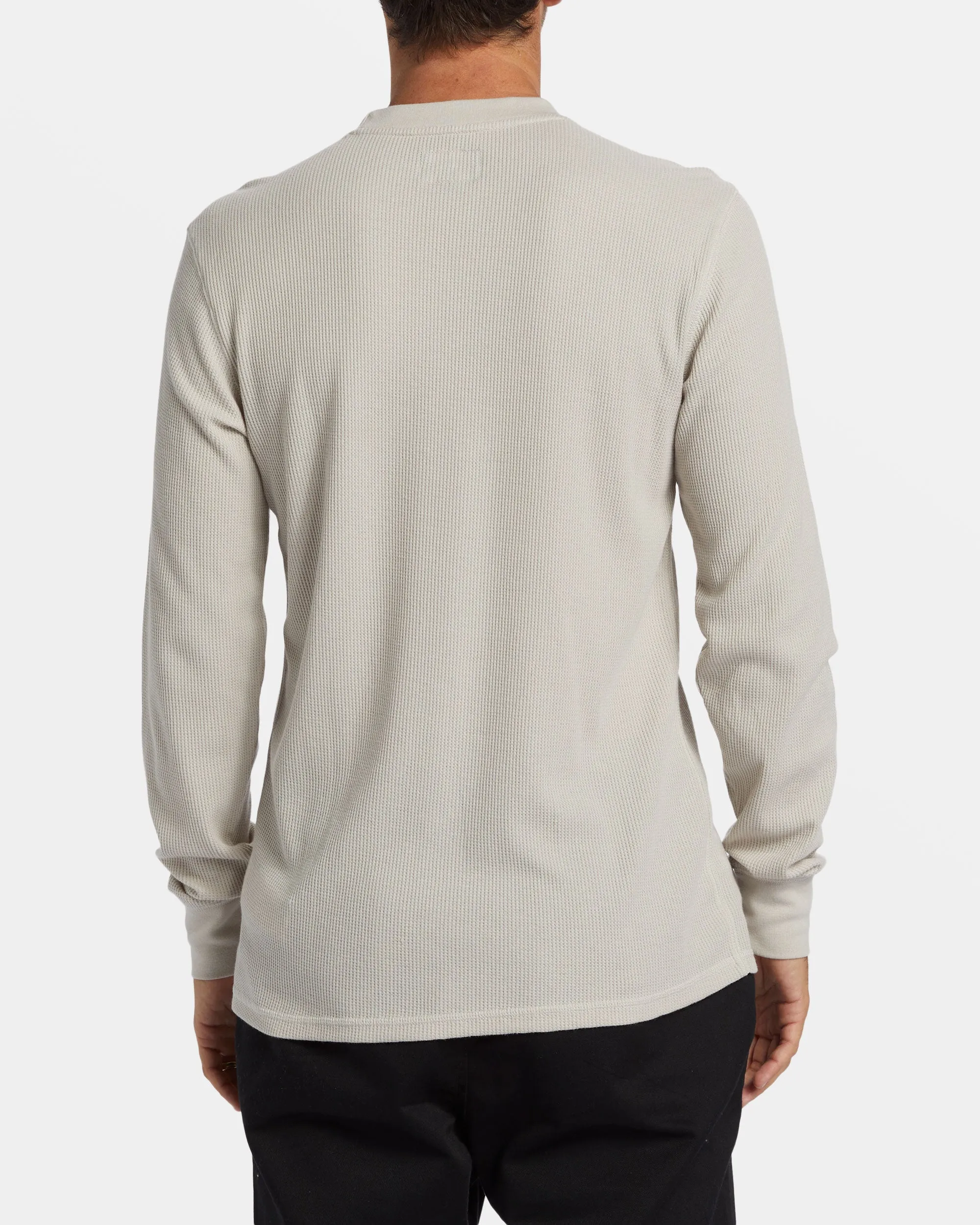 Essential Long Sleeve Thermal Top - Stone