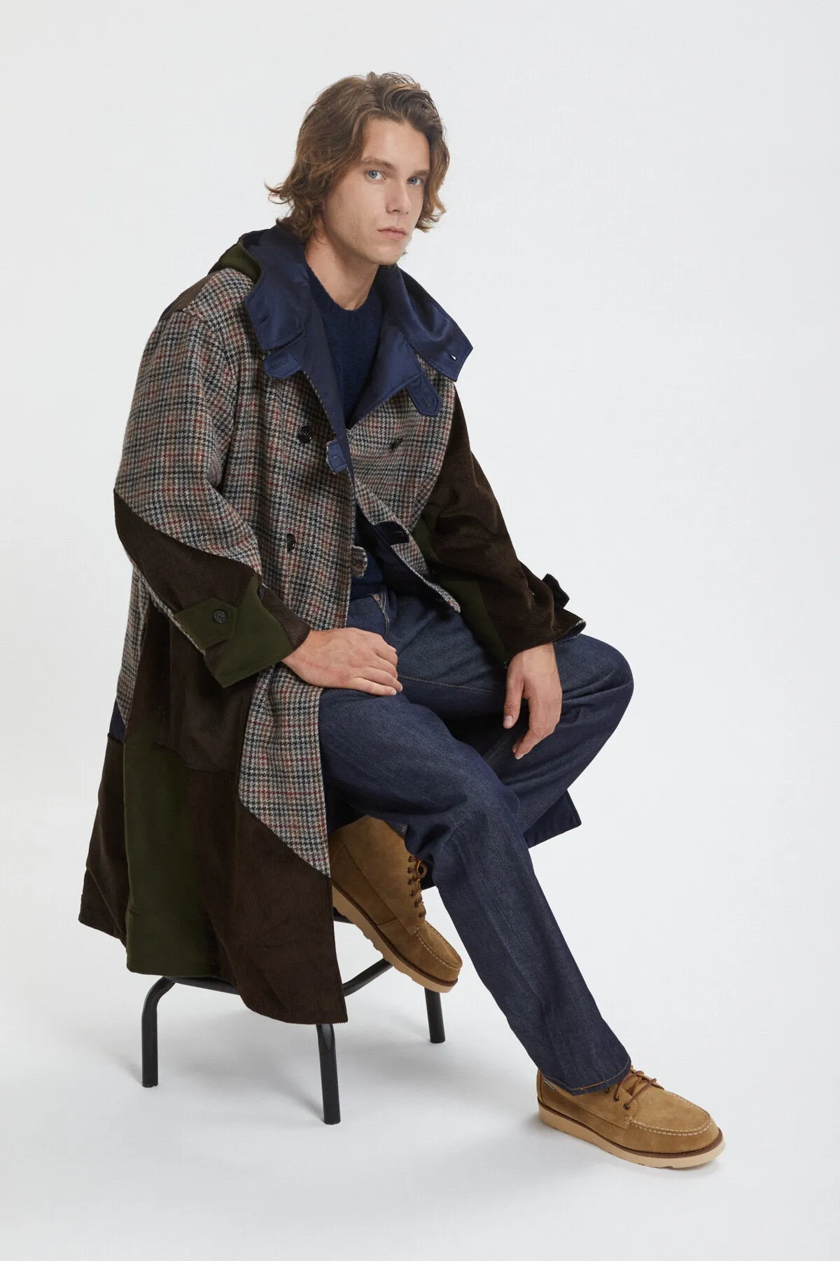 Four Climes Patchwork Duffle Coat