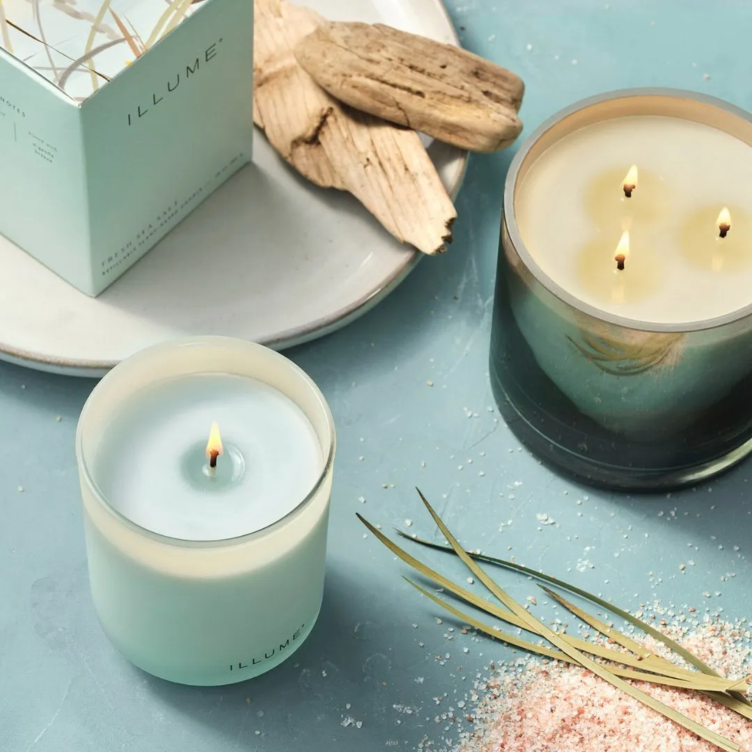 Fresh Sea Salt Boxed Glass Candle