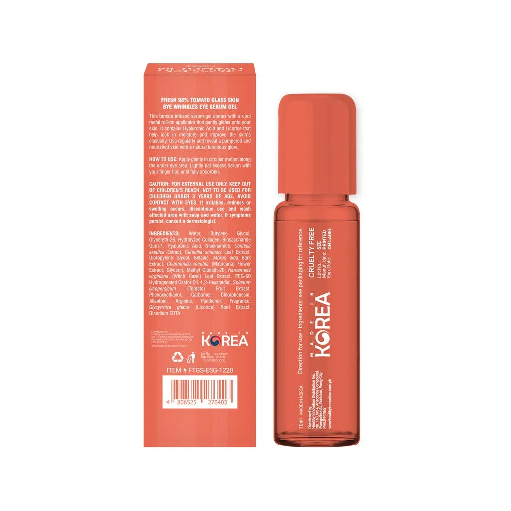 Fresh Skinlab Tomato Glass Skin Bye Wrinkles Eye Serum Gel