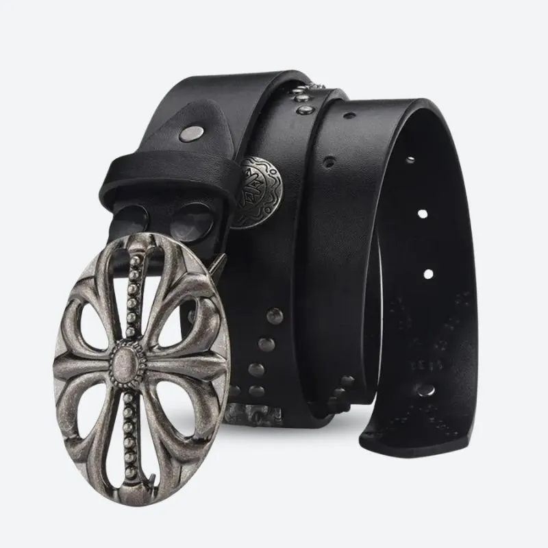 Grunge Cross Buckle Belt