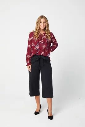 HAILEY Culotte Pants -Dark Navy