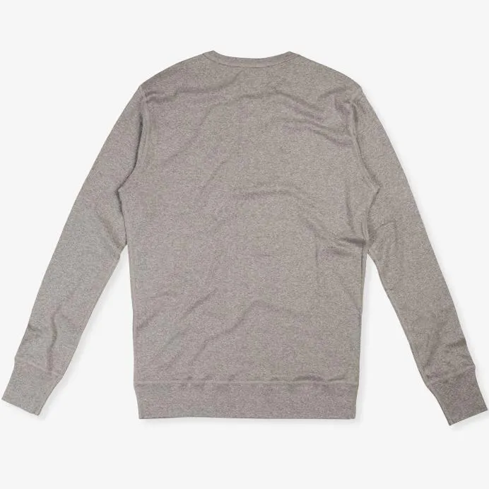 HARRI | Organic Long Sleeve Henley | Grey