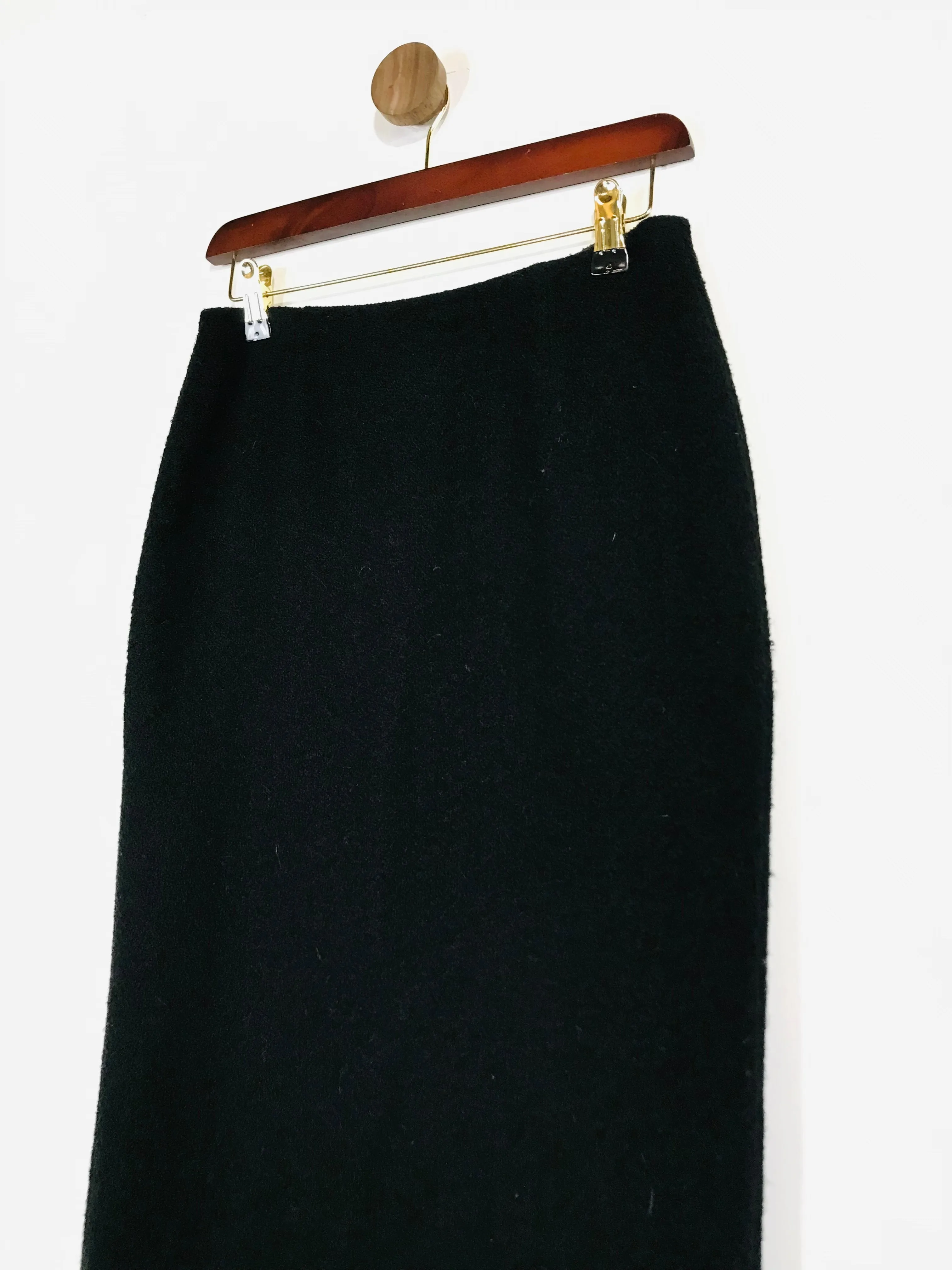 Hobbs Women's Wool Fitted Pencil Skirt | UK10 | Black