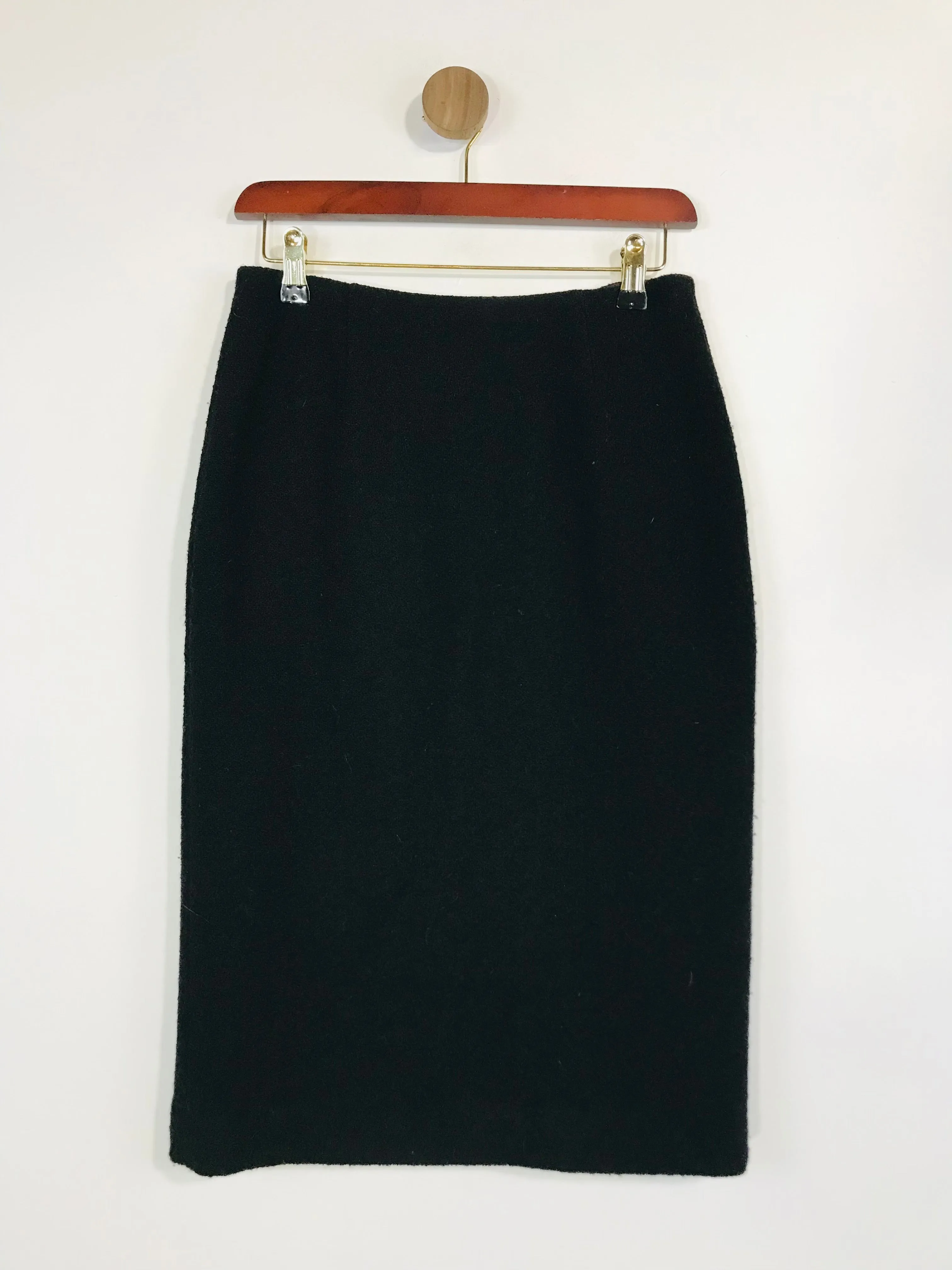 Hobbs Women's Wool Fitted Pencil Skirt | UK10 | Black