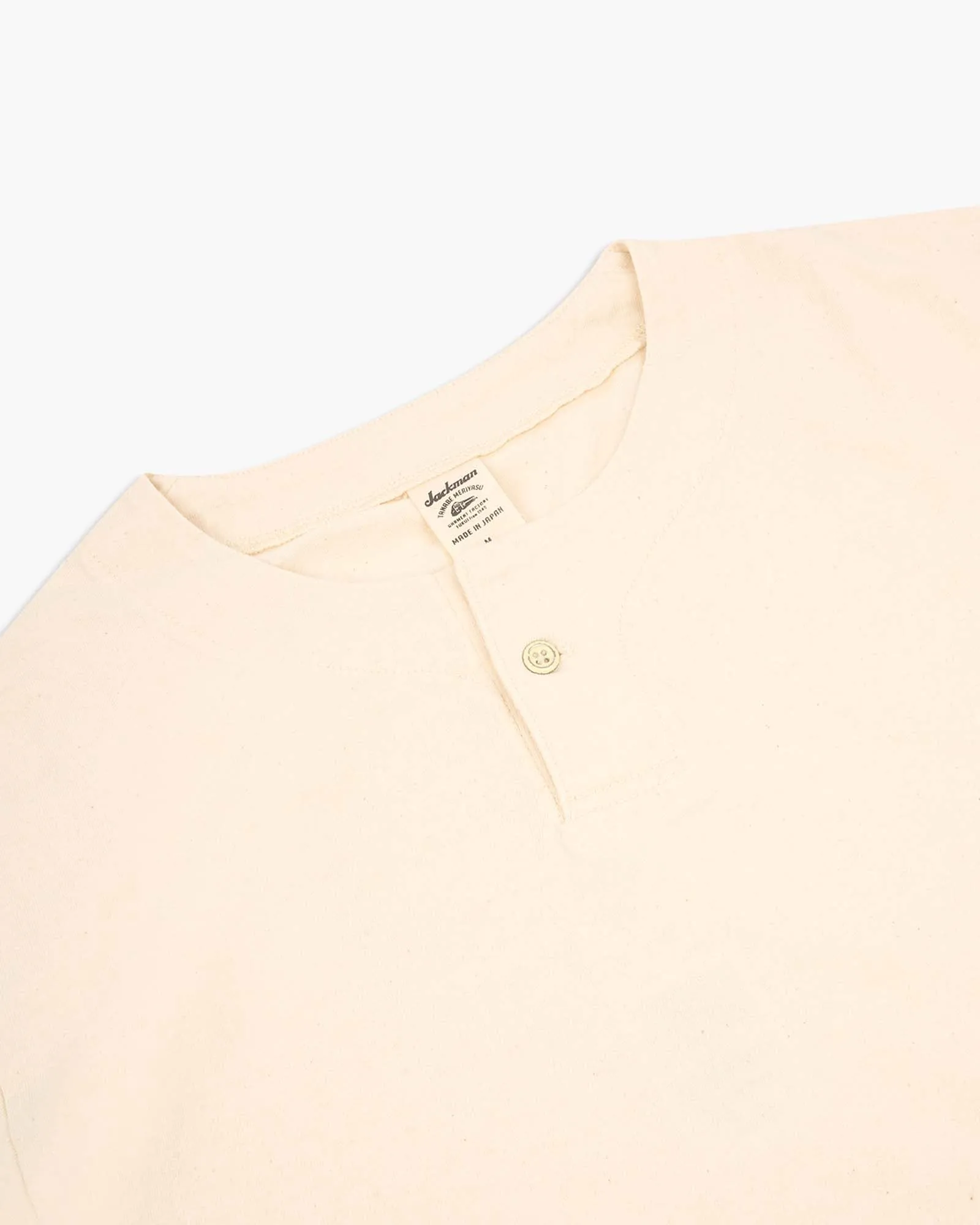 Jackman Henley Neck Tee - Kinari