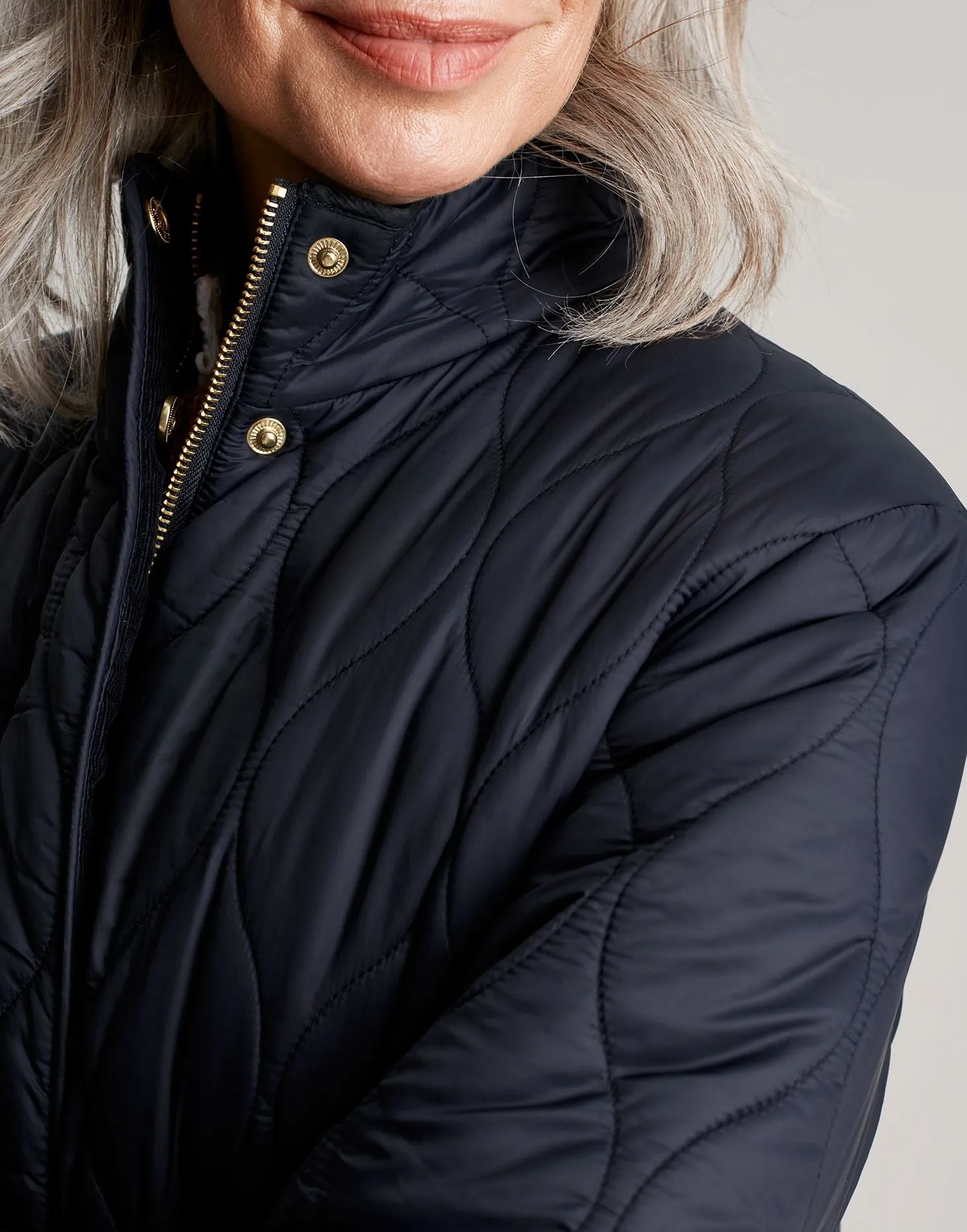 Joules | Rosedale Mid Length Quilted Coat | Women's