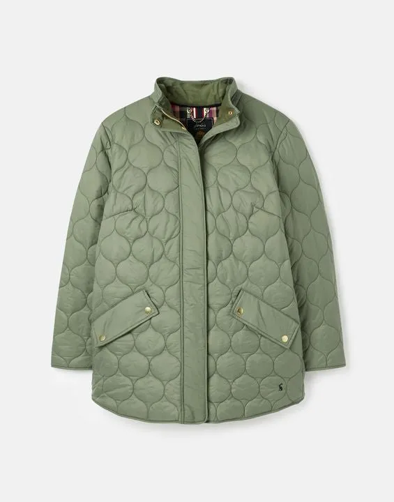 Joules Rosedale Mid Length Quilted Coat