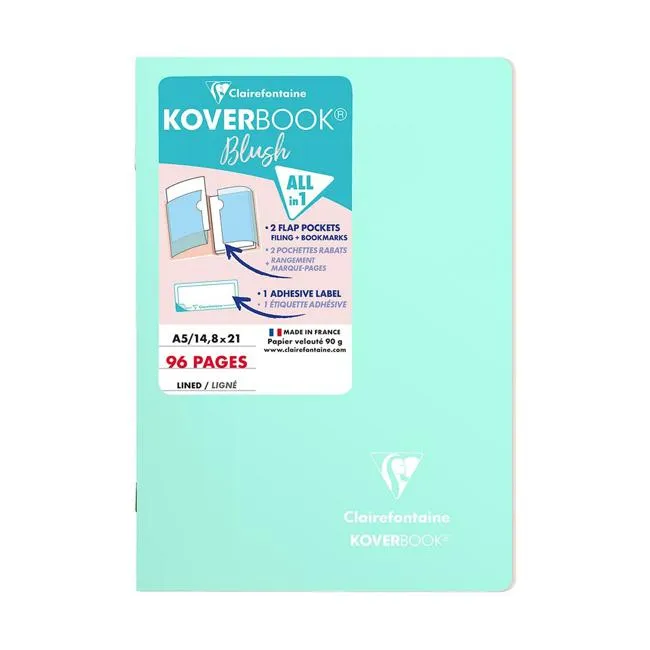 Koverbook Blush A5 Lined Mint