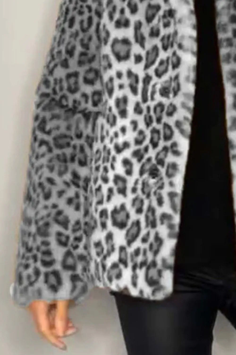 Leopard Faux Fur Coat