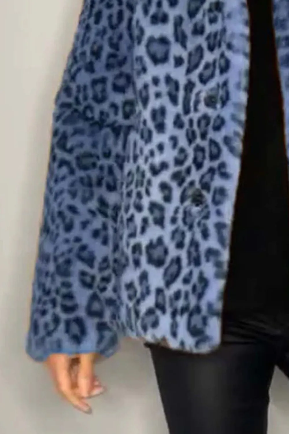 Leopard Faux Fur Coat