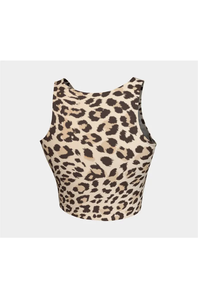 Leopard Print Athletic Top