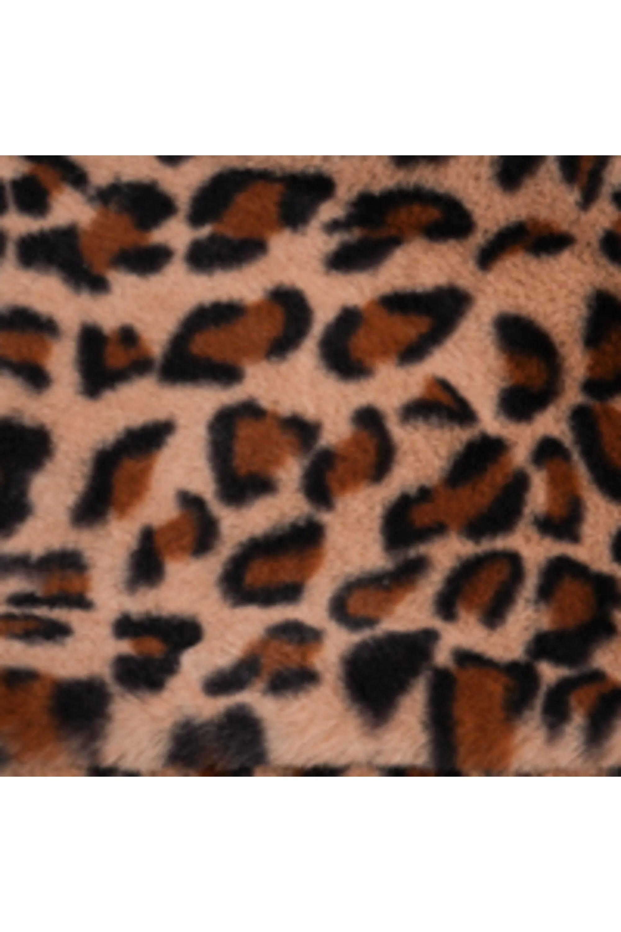 Leopard print coat