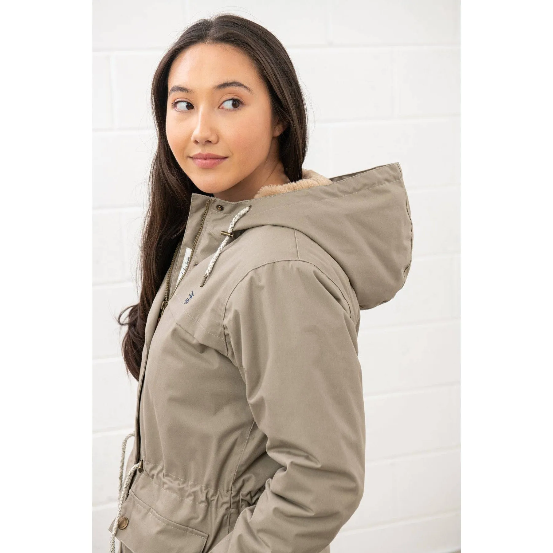 Lighthouse Isobel Mocha Ladies Padded Waterproof Coat