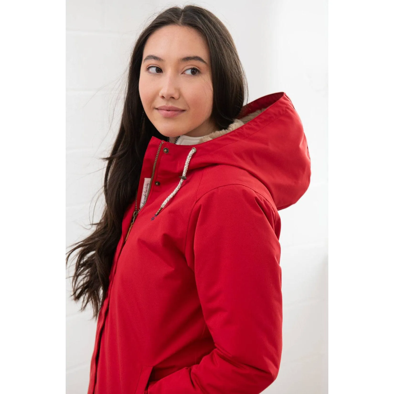 Lighthouse Scarlet Ladies Waterproof Coat Red