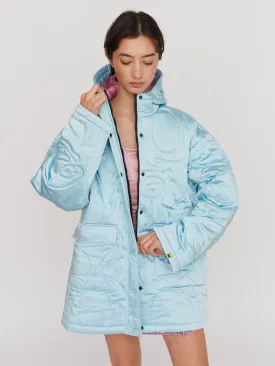 LO X Daddy Bears Satin Quilted Coat