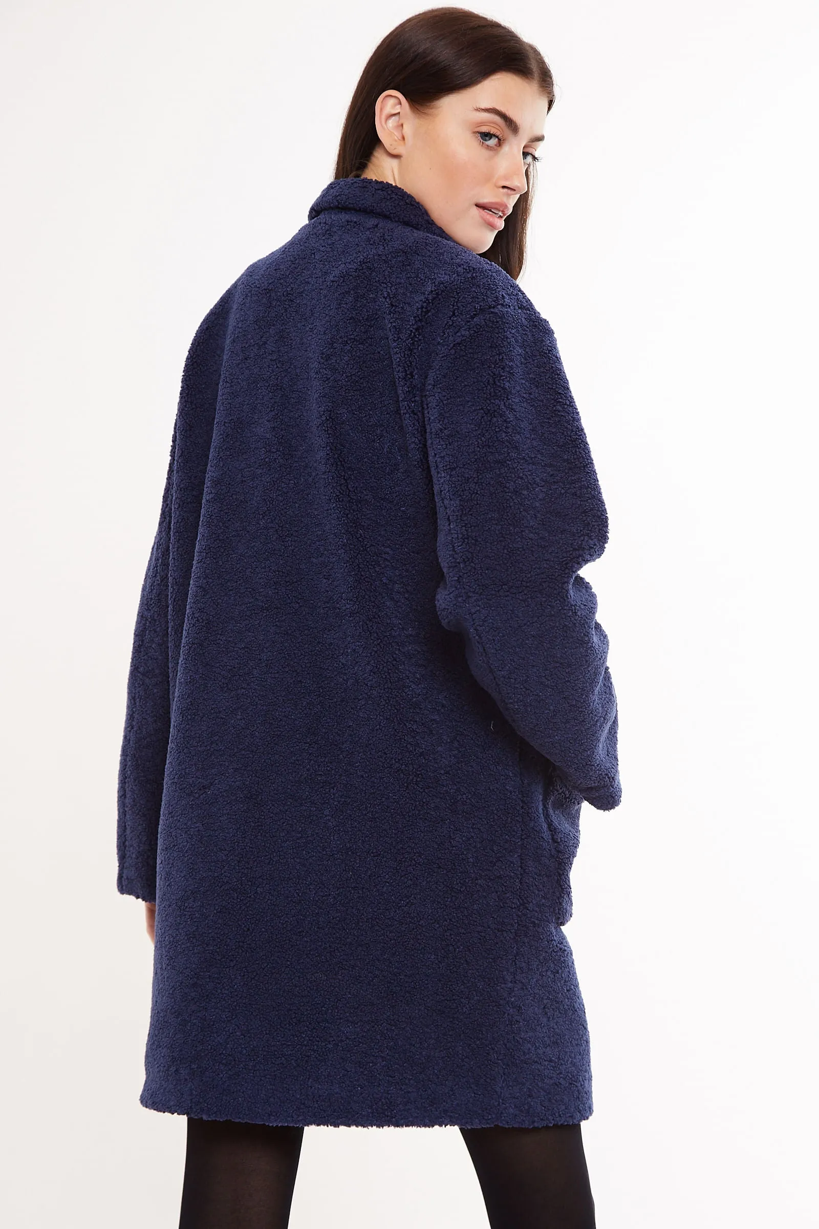 Louche Narimane Borg Duffle Coat - Navy