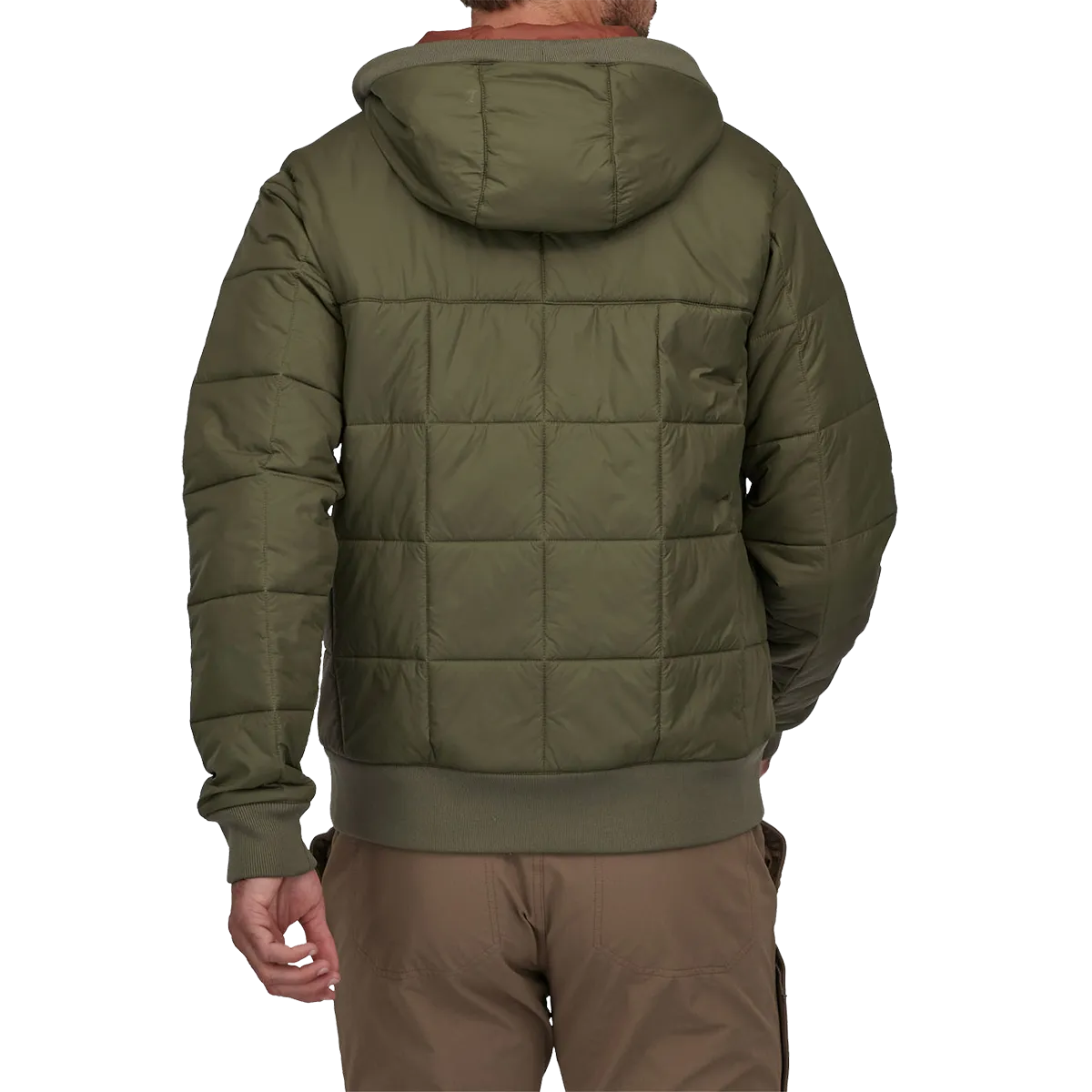 Men's Box Quilted Hoody